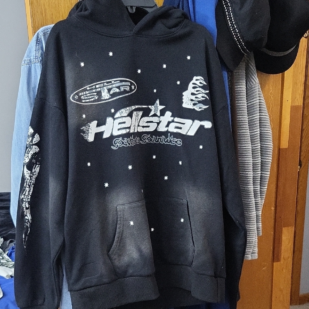 Black Men's Hellstar Hoodie
